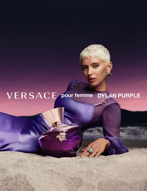 model versace dylan purple|dylan purple advert girl.